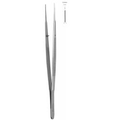 Pinceta typu GERALD, dł. 180 mm, czubek typu DE BAKEY 1 mm
