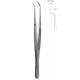 Pinceta okulistyczna, chirurgiczna, dł. 130 mm, czubek 0,7 mm