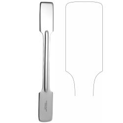 Łopatka apteczna dwustronna, dł. 260 mm