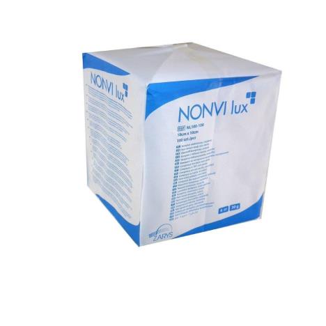 Kompres włókninowy NONVI lux niejałowy, 30 g/m², 4 warstwowy, 10 x 10 cm x 100 szt.