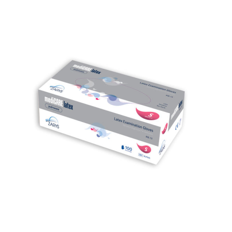 Rękawice lateks EASYCARE, pudrowane rozm. S - 100szt