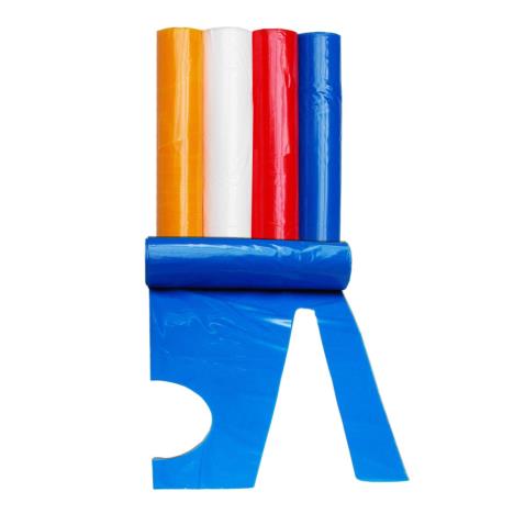 Fartuch foliowy grubość 40 um - kolor biały, rozm. M, op. 25 szt