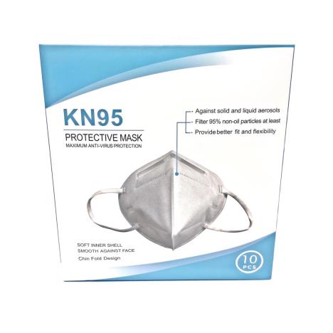 Maska ochronna wielokrotnego użycia KN95 FFP2 bez zaworka, op. 10 szt 