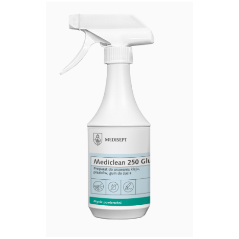 Mediclean 250 Glue Preparat do usuwania śladów po naklejkach - 0,5L
