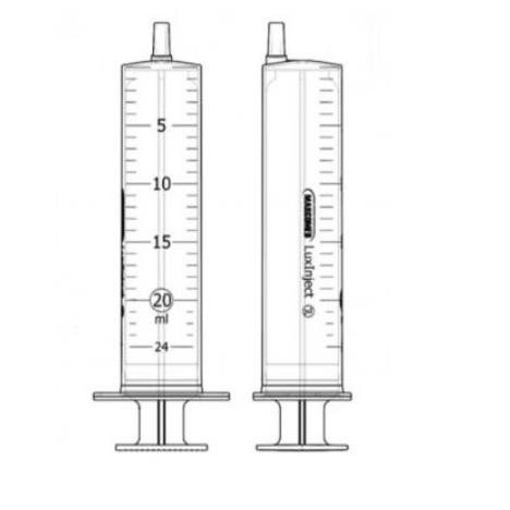 MARGOMED Strzykawka 20ml - dwuczęściowa, op. 100 szt