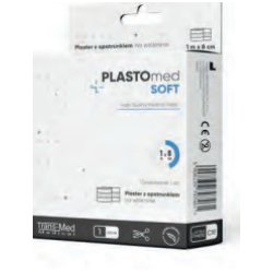 Przylepiec włókninowy z opatrunkiem do cięcia SOFT, 1 m x 8 cm