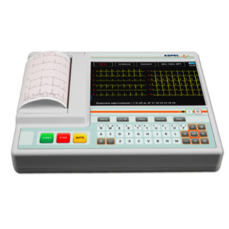 Aparat EKG Elektrokardiograf AsCARD Orange v.07.105