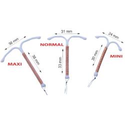 Wkładka wewnątrzmaciczna TCu 380Ag (typ Nova-T) z miedzą i srebrem MINI