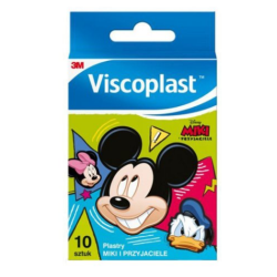 Viscoplast Plastry dla dzieci Miki i przyjaciele, 10 szt.