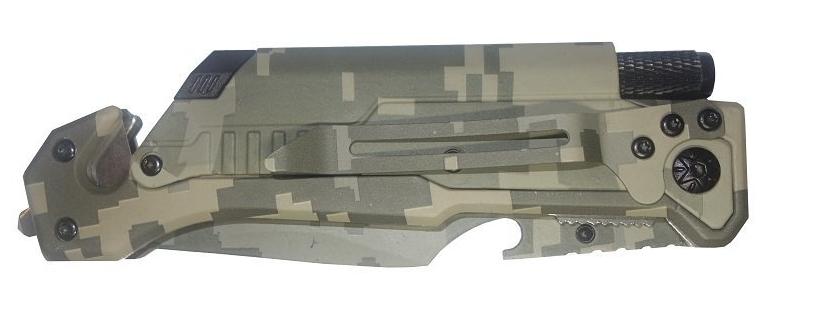 Nóż ratunkowy - survivalowy 6w1