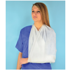 Chusta trójkątna włókninowa, niejałowa - 96cm x 96 cm x 136 cm elastoSling