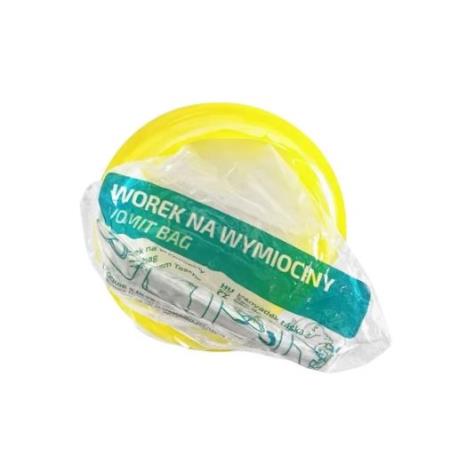 Worek na wymiociny - jednorazowy, z otworem