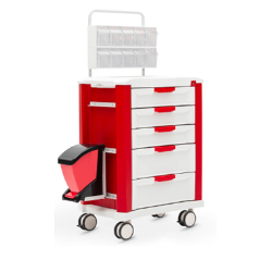 Wózek anestezjologiczny szpitalny VOGN (5 szufladowy)