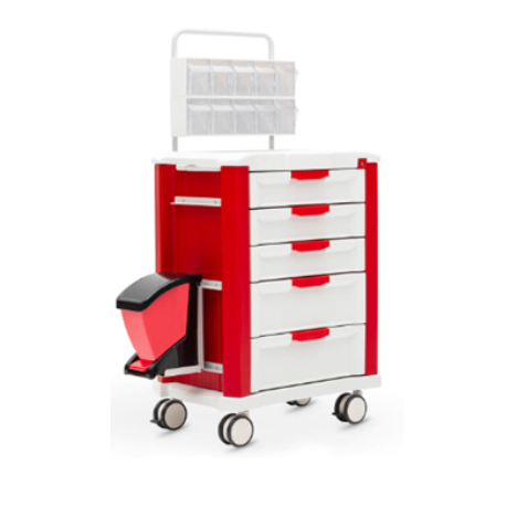 Wózek anestezjologiczny szpitalny VOGN (5 szufladowy)