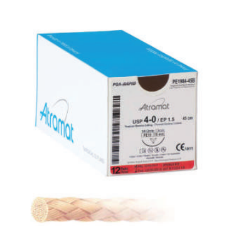 Nici chirurgiczne wchłanialne PGA Rapid, USP 4-0, igła 17 mm 1/2 okrągła, op. 12 szt.