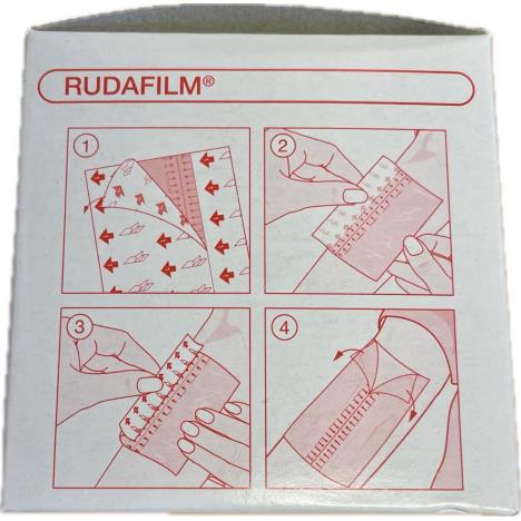 RUDAFILM -  taśma opatrunkowa, foliowa, niejałowa, 5cm x 10m, 1 szt. 