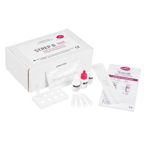 Test płytkowy do wykrywania antygenu Strep B(GBS), 20 szt. 