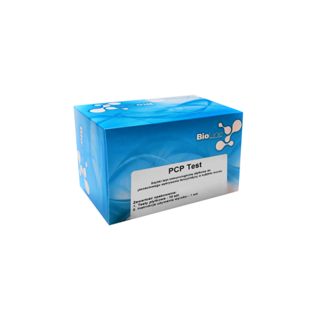 Bioline PCP Test, test płytkowy, czułość 25ng/ml, 10 szt/opk.