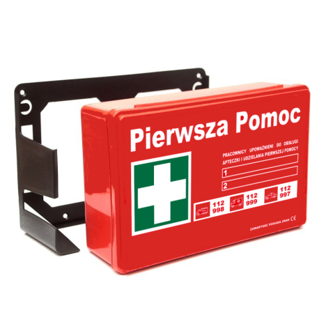 Apteczka do biur z tworzywa sztucznego DIN 13164 PLUS