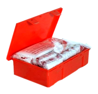 Apteczka do biur z tworzywa sztucznego DIN 13164 PLUS