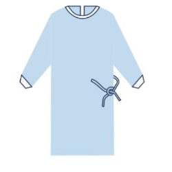 Fartuch chirurgiczny PREMIUM niejałowy roz. XL - 10 szt.