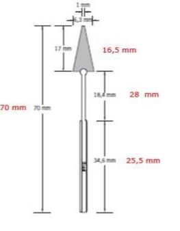 Strzałki okulistyczne, spongi  ,sterylne, celuloza, op. 10 szt