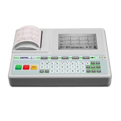 Aparat EKG Elektrokardiograf  ASPEL ECG GREEN v.05.101 