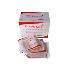 Kompresy z gazy jałowe 5 x 5 cm KOMPRI lux 17N 8W (pak. 1 szt.) 1 blister