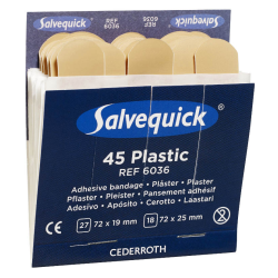 Plastry plastikowe CEDERROTH Salvequick, op. 45 szt 