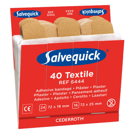 Plastry tekstylne CEDERROTH Salvequick, op. 40 szt 