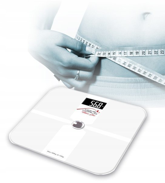 Waga analityczna HW-FIT003 Biała bluetooth