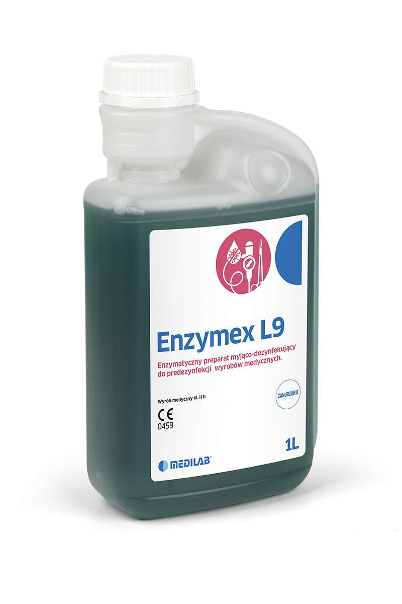 Enzymex L9 - do manualnej dezynfekcji i mycia narzędzi i endoskopów, 5L