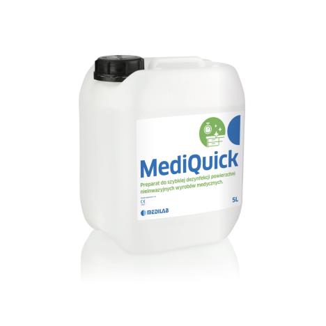 MediQuick alkoholowy preparat do dezynfekcji małych powierzchni, 5L