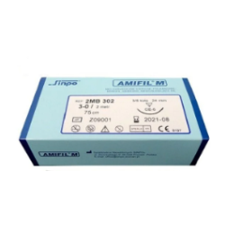 Szwy niewchłanialne Amifil M - 3/8 koła, CE-6, 24mm, 3-0, 75cm, 10 szt.