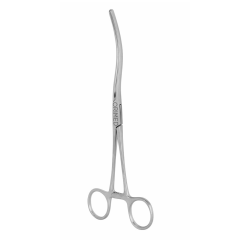 Kleszczyki jelitowe Kocher, wygięte, dł. 21,5 cm - 1 szt.