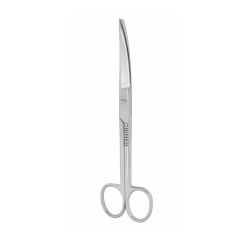 Nożyczki chirurgiczne SMS, ostro-tępe, wygięte, dł. 18,5 cm - 1szt. 