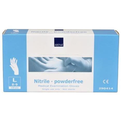 Rękawice nitrylowe bezpudrowe niebieskie 100szt., roz. XS