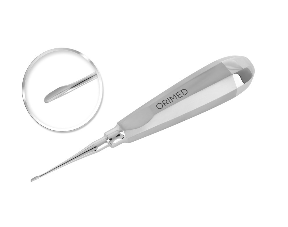 Dźwignia korzeniowa skrzydełkowa, prosta, szer. 1,5 mm