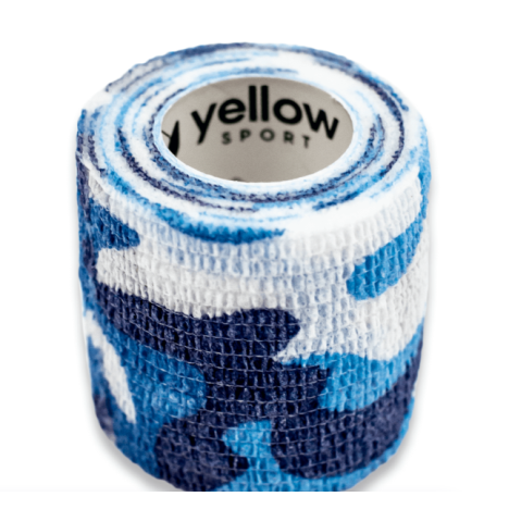 Bandaż kohezyjny 5cm x 4,5 m kolor niebieski moro, 1 szt.