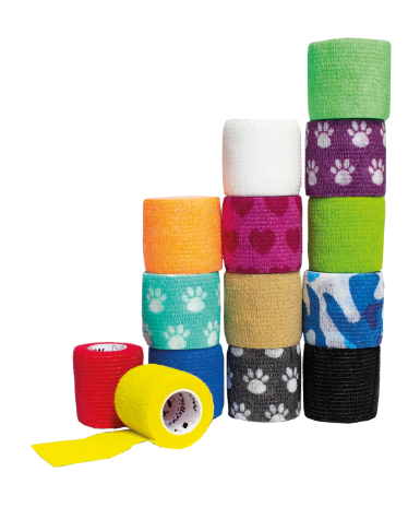 Bandaż kohezyjny 5cm x 4,5 m kolor intensywny pomarańcz., 1 szt.