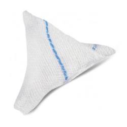 Tupfery jałowe z nitką RTG, rożek, 12 cm x 12 cm , op. 15  x 5 szt