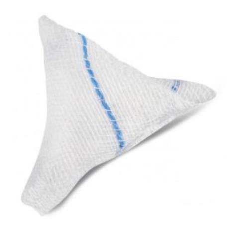 Tupfery jałowe z nitką RTG, rożek, 12 cm x 12 cm , op. 15  x 5 szt