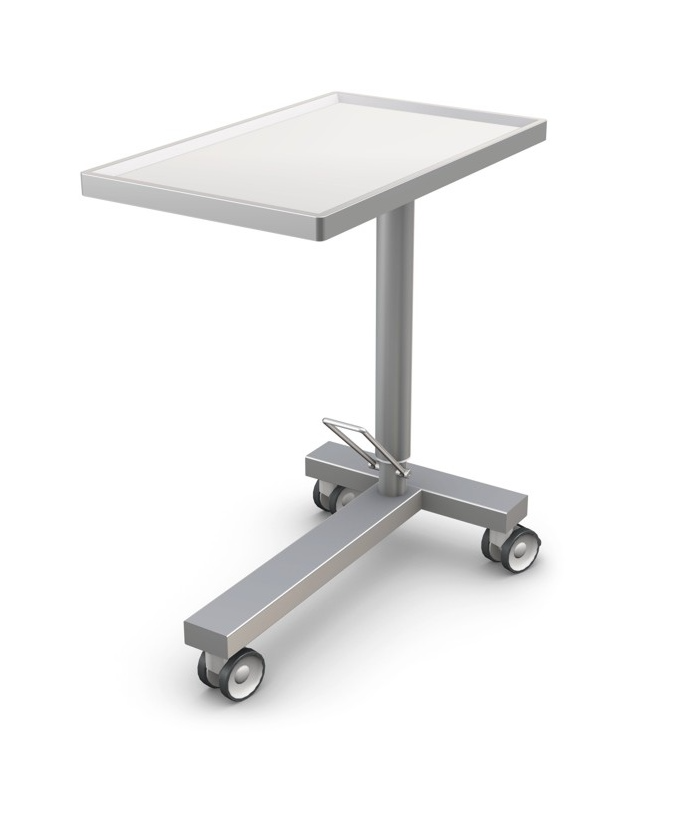 Stolik instrumentalny (MAYO) ze stali kwasoodpornej