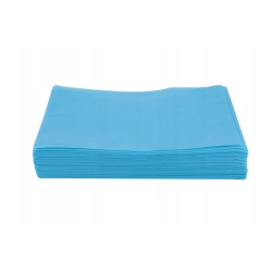 Medyczne prześcieradło NIEB. diagnos./włókn. 160 cm x 210 cm/17gm2 10szt