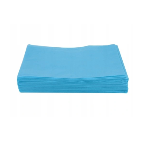 Medyczne prześcieradło NIEB. diagnos./włókn. 160 cm x 210 cm/17gm2 10szt