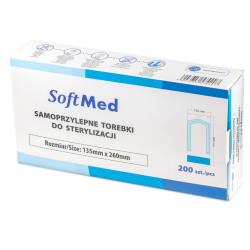 Torebki foliowo-papierowe do sterylizacji  90 x 260 mm, op. 200 szt 