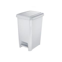 Kosz pedałowy 25L ABS freshtec KP-25K Biały, 1 szt 