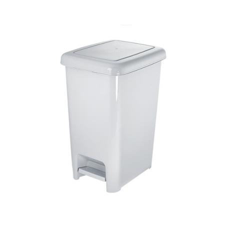 Kosz pedałowy 25L ABS freshtec KP-25K Biały, 1 szt 