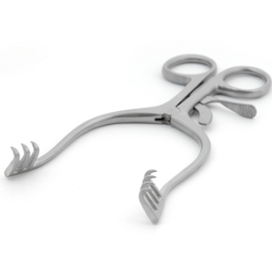 Rozwieracz do ran WEITLANER, ostry, zęby 3x4, dł. 14 cm