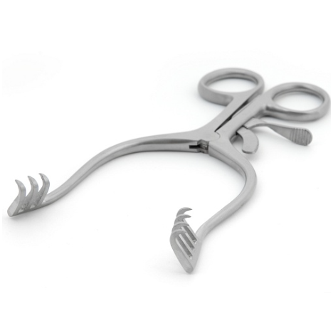 Rozwieracz do ran WEITLANER, tępy, zęby 3x4, dł. 14 cm